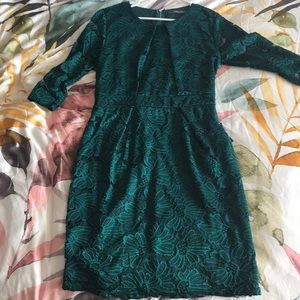 Emerald Green Formal lace dress